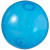 Мяч пляжный «Ibiza» синий прозрачный