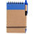 Блокнот на кольцах Eco Note с ручкой, темно-оранжевый синий
