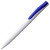 Ручка шариковая Pin, белая с оранжевым белый, синий
