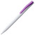 Ручка шариковая Pin, белая с оранжевым белый, фиолетовый