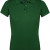 Рубашка поло женская Prime Women 200 черная зеленый