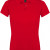 Рубашка поло женская Prime Women 200 черная красный