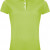 Рубашка поло женская Performer Women 180 черная зеленый, зеленое яблоко