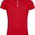 Рубашка поло женская Performer Women 180 черная красный