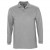 Рубашка поло мужская с длинным рукавом Winter II 210 бежевая серый, серый меланж