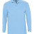 Рубашка поло мужская с длинным рукавом Winter II 210 бежевая голубой