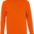 Футболка с длинным рукавом Monarch 150, серый меланж оранжевый