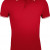 Рубашка поло мужская Pasadena Men 200 с контрастной отделкой, черная с зеленым белый, красный