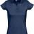 Рубашка поло женская Prescott Women 170, белая синий, кобальт