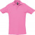 Рубашка поло мужская Spring 210, серый меланж розовый