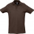 Рубашка поло мужская Spring 210, серый меланж коричневый, шоколадный