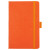 Блокнот Freenote Mini, в линейку, черный оранжевый