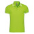 Рубашка поло мужская Pasadena Men 200 с контрастной отделкой, черная с зеленым белый, зеленый, лайм