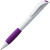 Ручка шариковая Grip, белая с оранжевым белый, фиолетовый