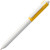 Ручка шариковая Hint Special, белая с оранжевым белый, желтый