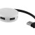 USB Hub «Round» белый/черный