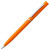 Ручка шариковая Euro Chrome, черная оранжевый