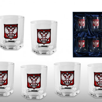 Набор стаканов для виски «Российский стиль»