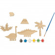 Развивающий эко-пазл Wood Games, динозавры