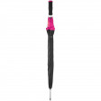 Зонт-трость Highlight, черный с розовым