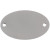 Шильдик металлический Alfa Oval, серебристый серебристый