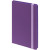 Блокнот Shall, серый, с тонированной бумагой фиолетовый
