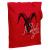 Холщовая сумка «Любовь зла», красная красный