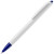 Ручка шариковая Tick, белая с оранжевым белый, синий