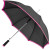 Зонт-трость Highlight, черный с розовым черный, розовый