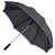 Зонт-трость Highlight, черный с розовым черный, фиолетовый