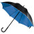 Зонт-трость Downtown, черный с коричневым черный, синий
