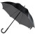 Зонт-трость Downtown, черный с коричневым черный, серый