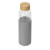 Стеклянная бутылка для воды в силиконовом чехле «Refine» прозрачный, серый, натуральный