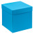 Коробка Cube, L, серая голубой