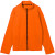 Куртка флисовая унисекс Manakin, белая оранжевый