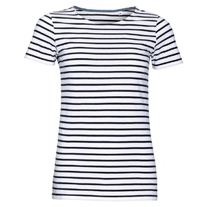 Футболка Miles Women белая с темно-синим, размер L G-01399904L фото 3