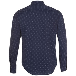 Рубашка мужская Becker Men, темно-синяя с белым, размер 3XL G-016489123XL фото 4