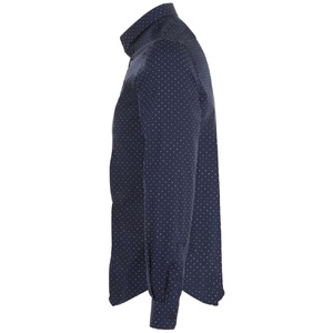 Рубашка мужская Becker Men, темно-синяя с белым, размер 3XL G-016489123XL фото 5