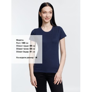 Футболка женская Pioneer Women, темно-синяя, размер 3XL G-035793193XL фото 6