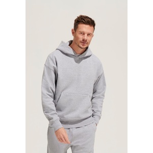 Худи оверсайз унисекс Origin, серый меланж, размер 3XL G-039913603XL фото 6