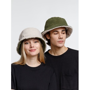 Панама Bucket двусторонняя, хаки с бежевым, размер M/L G-03998867M/L фото 8