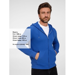 Толстовка унисекс Calipso, ярко-синяя (royal), размер 3XL G-042372413XL фото 7