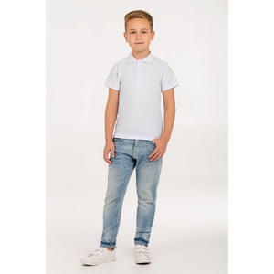 Рубашка поло детская Virma Kids, белая, 14 лет G-11575.605 фото 7