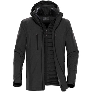 Куртка-трансформер мужская Matrix серая с черным, размер 3XL G-11630.13.3XL фото 3