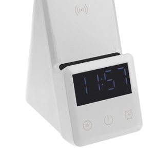 Лампа с беспроводной зарядкой смартфона и часов Powerack, белая G-13759.60 фото 12