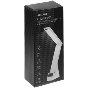 Лампа с беспроводной зарядкой смартфона и часов Powerack, белая G-13759.60 фото 16