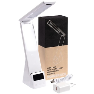 Лампа с беспроводной зарядкой смартфона и часов Powerack, белая G-13759.60 фото 17