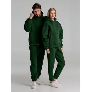 Худи Kulonga Oversize, темно-зеленое, размер 3XL/4XL G-14101.907 фото 11