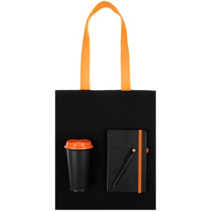 Набор Velours Bag, черный с оранжевым G-15205.32 фото 4