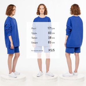 Свитшот унисекс S1, синий, размер XL/XXL G-15435.405 фото 8